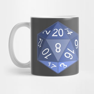 D20 Die Mug